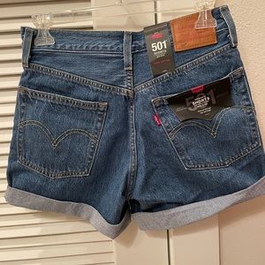 Levi’s jean shorts 501 size 24 with tag